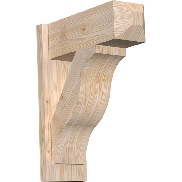 Ekena Millwork Funston Smooth Craftsman Outlooker, Douglas Fir, 7 1/2"W x 20"D x 24"H OUT08X20X24FST04SDF - main